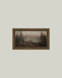 Landscape with Fallen Tree Framed Antique Art