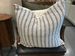 Black/white stripe pillow cover