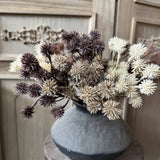 12''T Faux Echinops Globe Thistles Bunch, Autumn Fillers