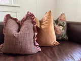 Cinnamon Velvet Pillow Cover