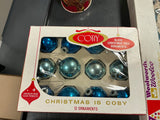 Blue Vintage ornaments