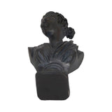 Decorative Sculpture - Bronze Resin Grecian Bust, 12 in.