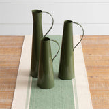 Green Metal Pitchers (3 sizes)