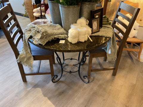 Round Granite table