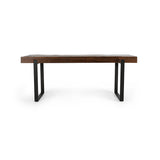 Duarte Solid Wood Rectangle Counter Table