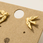 Mini Bird Stud Earrings