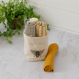 Dish Cloth Set of 4 - Bee