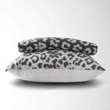 Ruby Leopard Cotton Knit Pillow Cover –Soft, Stylish, Animal