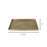 Tulum Tray, Brass - Rect Lrg