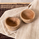 Mini Teak Wood Bowls
