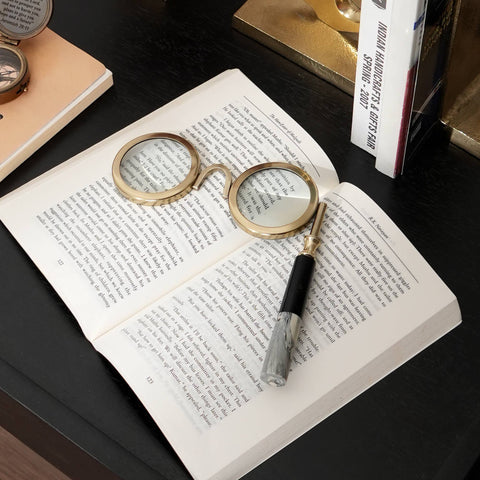 Opera Eyeglass Shaped Magnifier-Décor Object