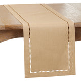 Laser-Cut Hemstitch Runner