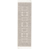 Carina Tribal Medallion Beige Kilim-Style Rug