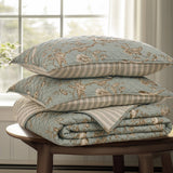 Toile Quilt Set