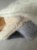 FLUFFY ANGORA MITTENS