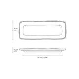 Rectangular Platter Medium 12.99 x 5.12" Greenery