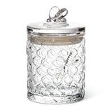 Abbott - Honeycomb Jar with Bee on Sealed Lid-5"H