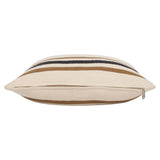 Transitional Hand-Woven Modern Striped Cotton Throw Pillow/cover only