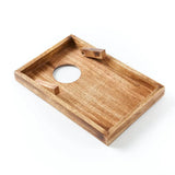 Indukala Moon Phase Cornhole Table Game - Handcrafted Wood