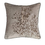 18" Sq Cotton EmbroideredPillow Cover w Polyfill Insert