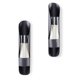 Wall Mount Hugging Metal Candle Sconces with Glass Inserts