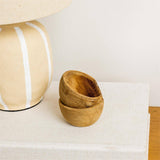 Mini Teak Wood Bowls