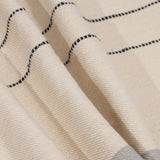 Transitional Hand-Woven Modern Striped Cotton Throw Pillow/cover only