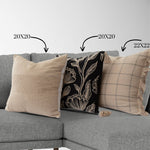 Emmeline Modern Farmhouse Beige Pillow Covers