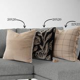 Emmeline Modern Farmhouse Beige Pillow Covers