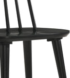 Antique Walnut Hardwood Spindle Back Dining Chairs