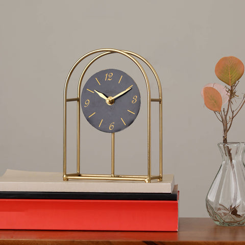 Modern & Decorative Table Clock-Desk Clock-Tabletop Object