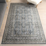 Quintessa Medallion Spill Proof Machine Washable Area Rug