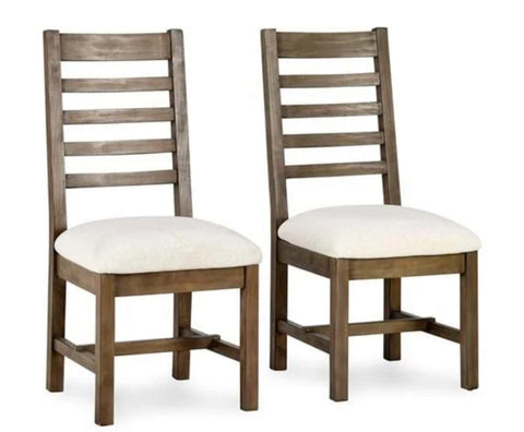 Caleb Upholstered Dining Chair Set of 2 Brown