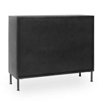 NORE METAL/GLASS 2DWR 2DR CABINET