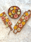 Wood Board With Braided Handle & Tie