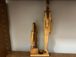 Wood carved pencil/pen  holder