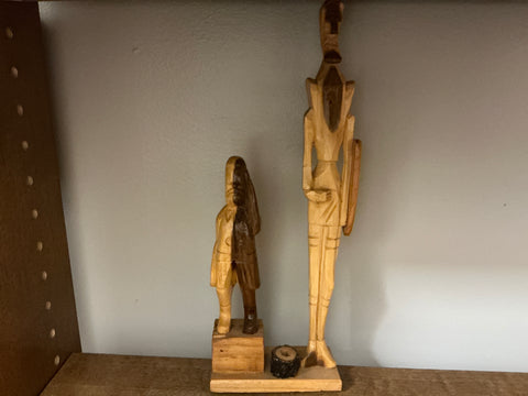 Wood carved pencil/pen  holder