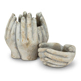 Sm Tall Hands Planter-7"H