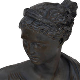 Decorative Sculpture - Bronze Resin Grecian Bust, 12 in.