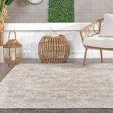 Aine Bordered Machine Washable Indoor/Outdoor Area Rug