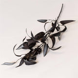 Stem - Black Gold Eucalyptus with Pods and Glitter (PK/12)