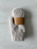 FLUFFY ANGORA MITTENS