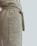 Linen Half Apron with Pockets