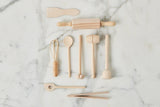 Childrenâ€™s French Cooking Set, Beechwood