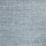 32" Light Blue Skirted Button Tufted Round Ottoman