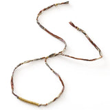 Priya Thread Bracelet - Assorted Upcycled Sari Fabrics