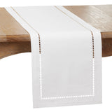 Laser-Cut Hemstitch Runner