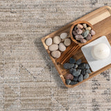 Aine Bordered Machine Washable Indoor/Outdoor Area Rug