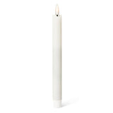 Abbott - S/2 Sand LED Taper Candle - 9.5"H
