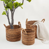 Rustic Abaca Woven Basket (3 SIZES)